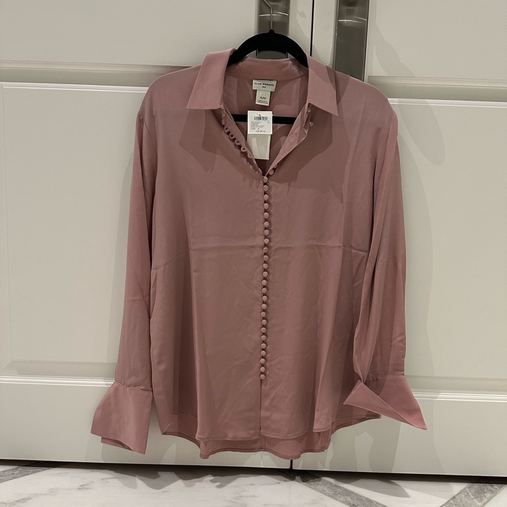 Club Monaco Pink Blouse
